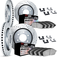 DYNAMIC FRICTION DAILY DRIVER ROTOR & BRAKE PAD KIT TO SUIT MERCURY Mountaineer all (1997-2001)