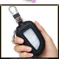 Driver's leather key fob case