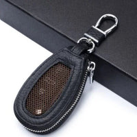 Executive leather key fob sleeve